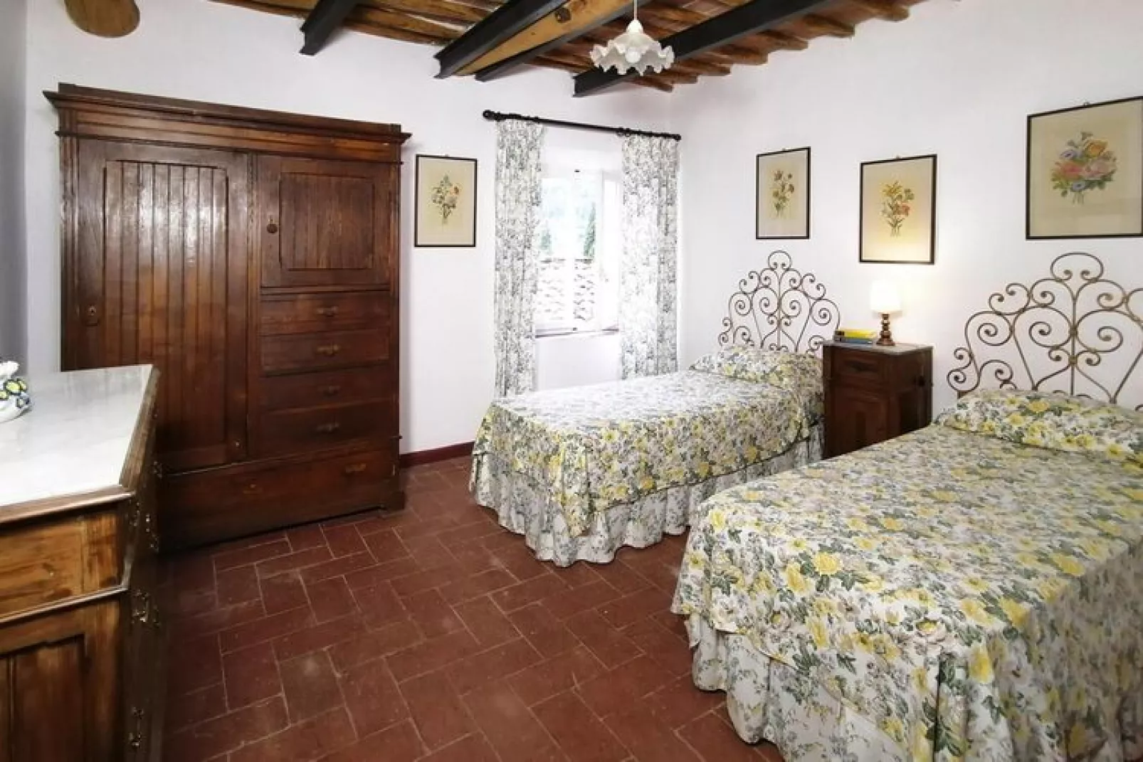 Residence Il Pero di Cetinale Sovicille Typ B 65 qm-Slaapkamer