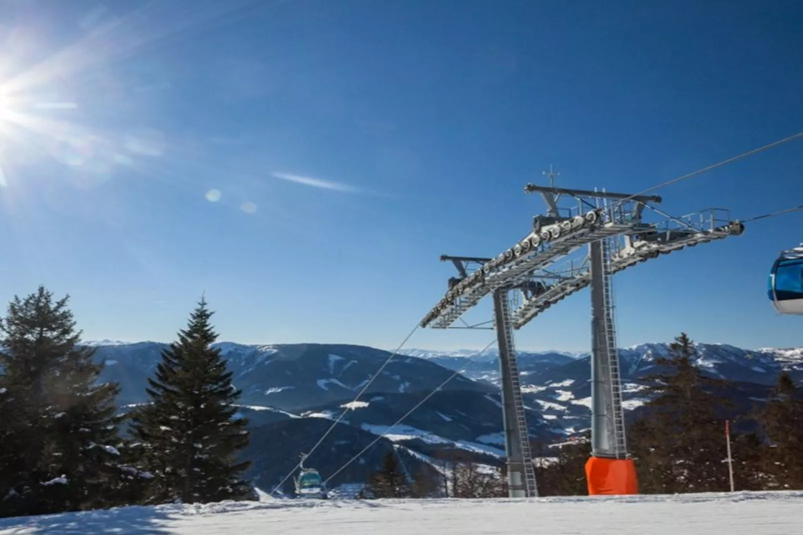 Alpendorf Dachstein West 1-Gebied winter 1km