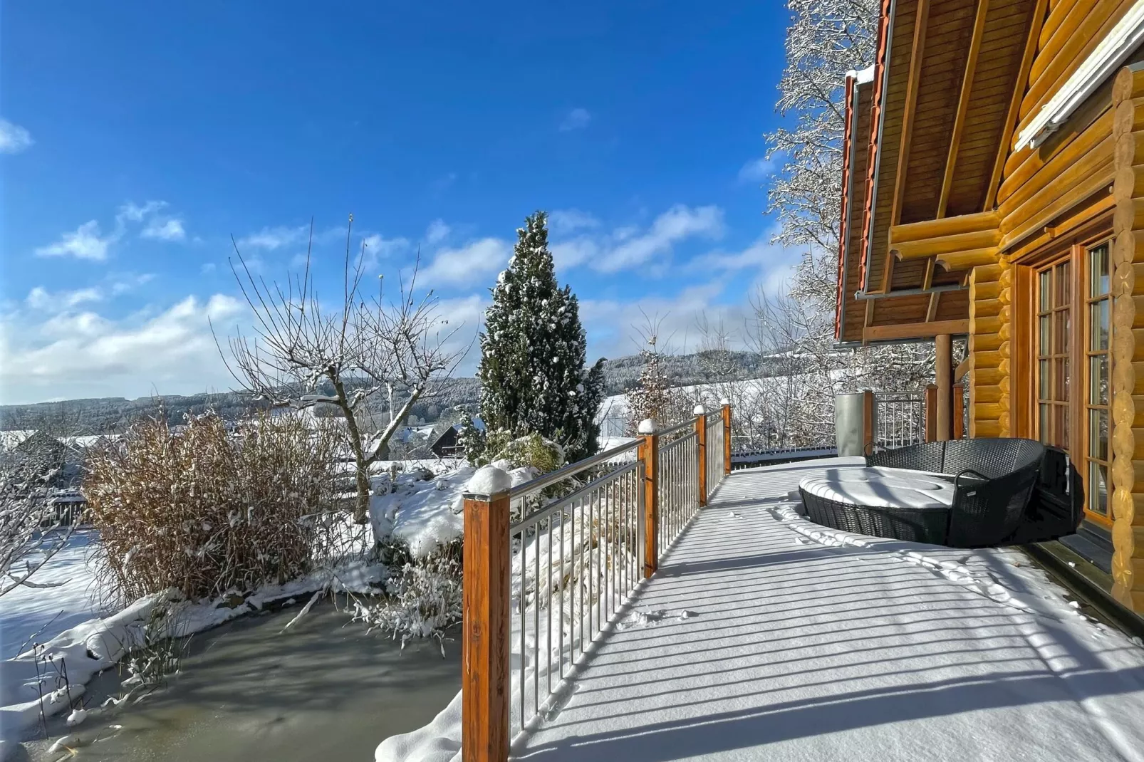 Ferienhaus Bavaria-Uitzicht winter