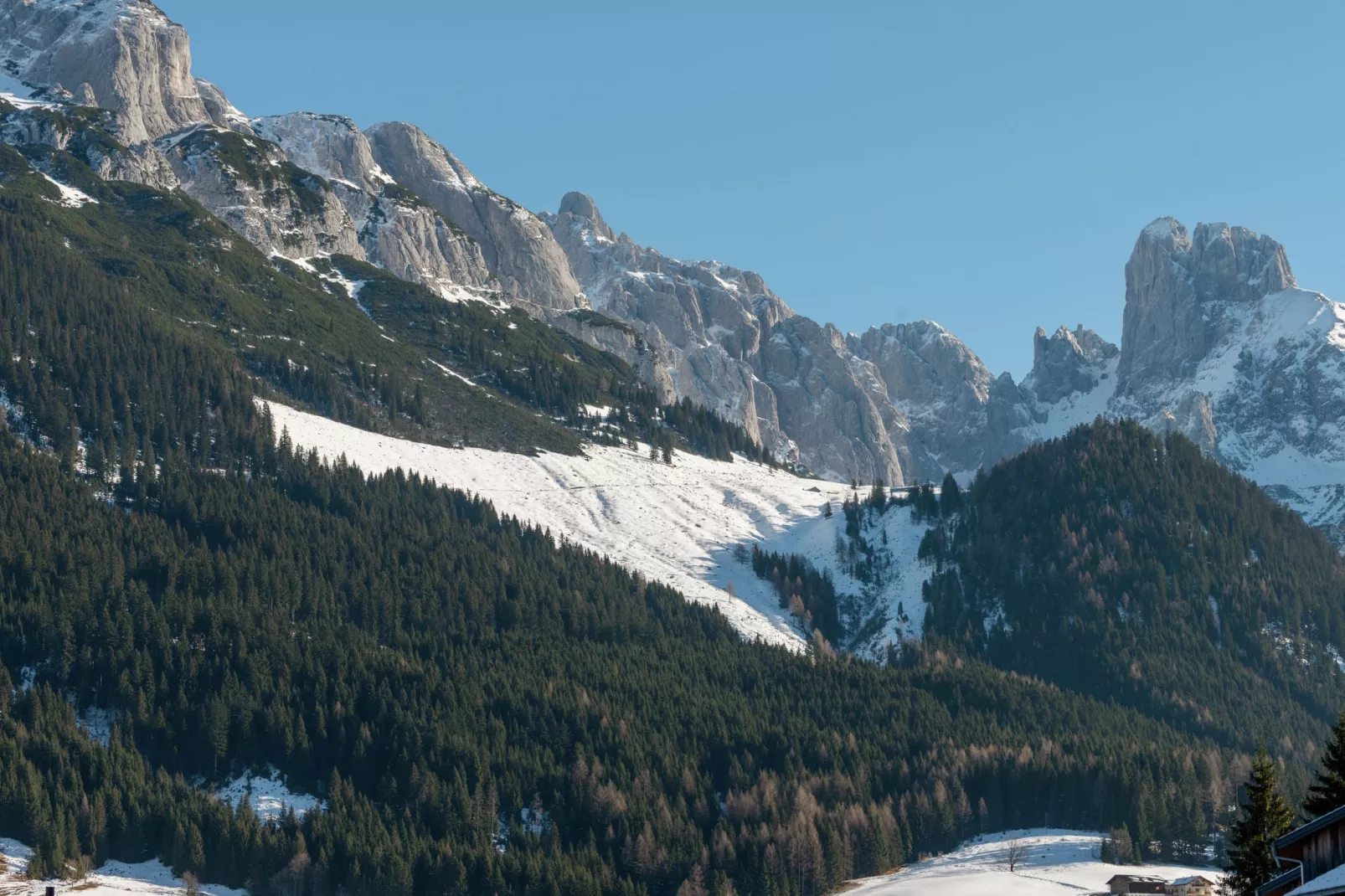 Alpendorf Dachstein West 3-Gebied winter 1km