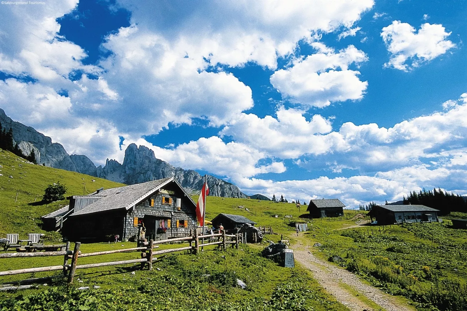 Annas Bergapartment-Gebieden zomer 1km