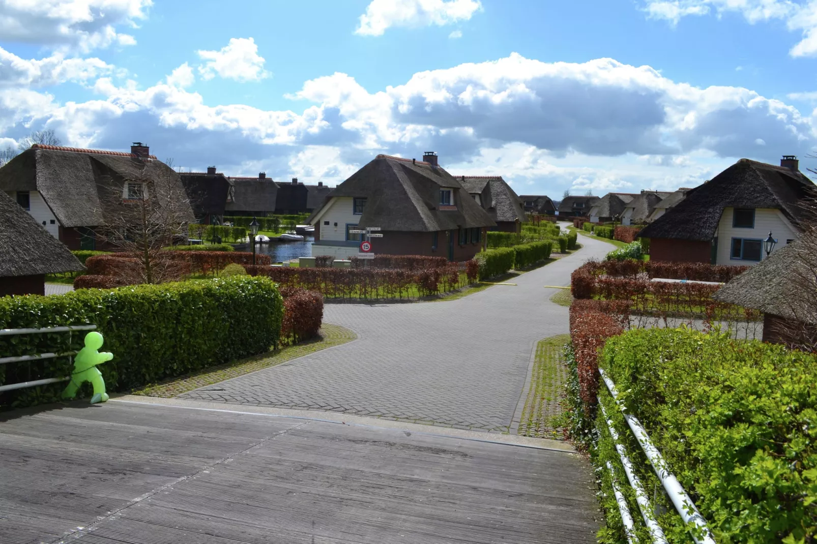 Waterpark Belterwiede 2-Gebieden zomer 1km