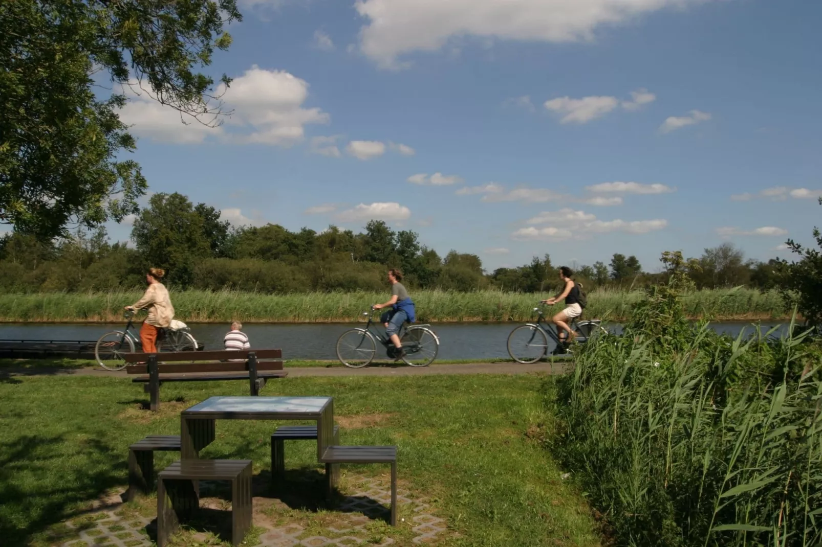 Waterpark Belterwiede 1-Gebieden zomer 1km