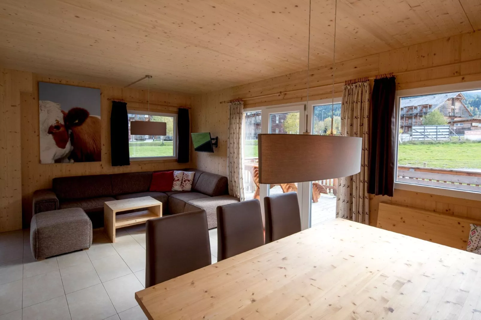 Kreischberg Chalets 49a-Woonkamer