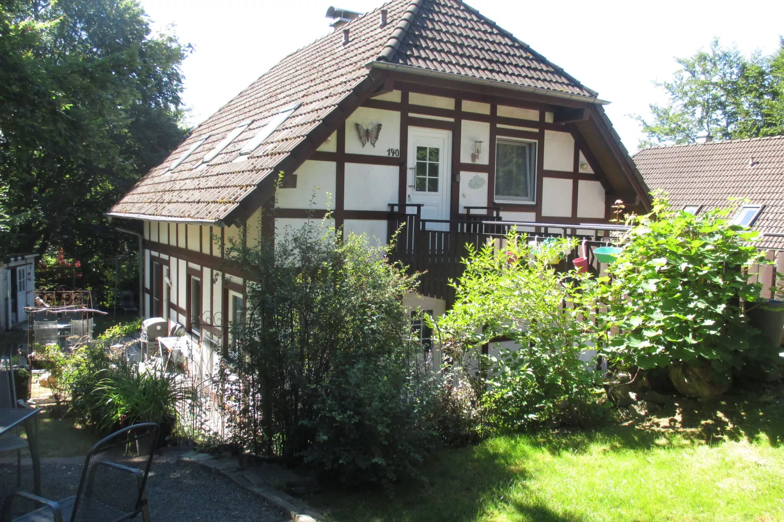 Obere Ferienwohnung-Buitenkant zomer