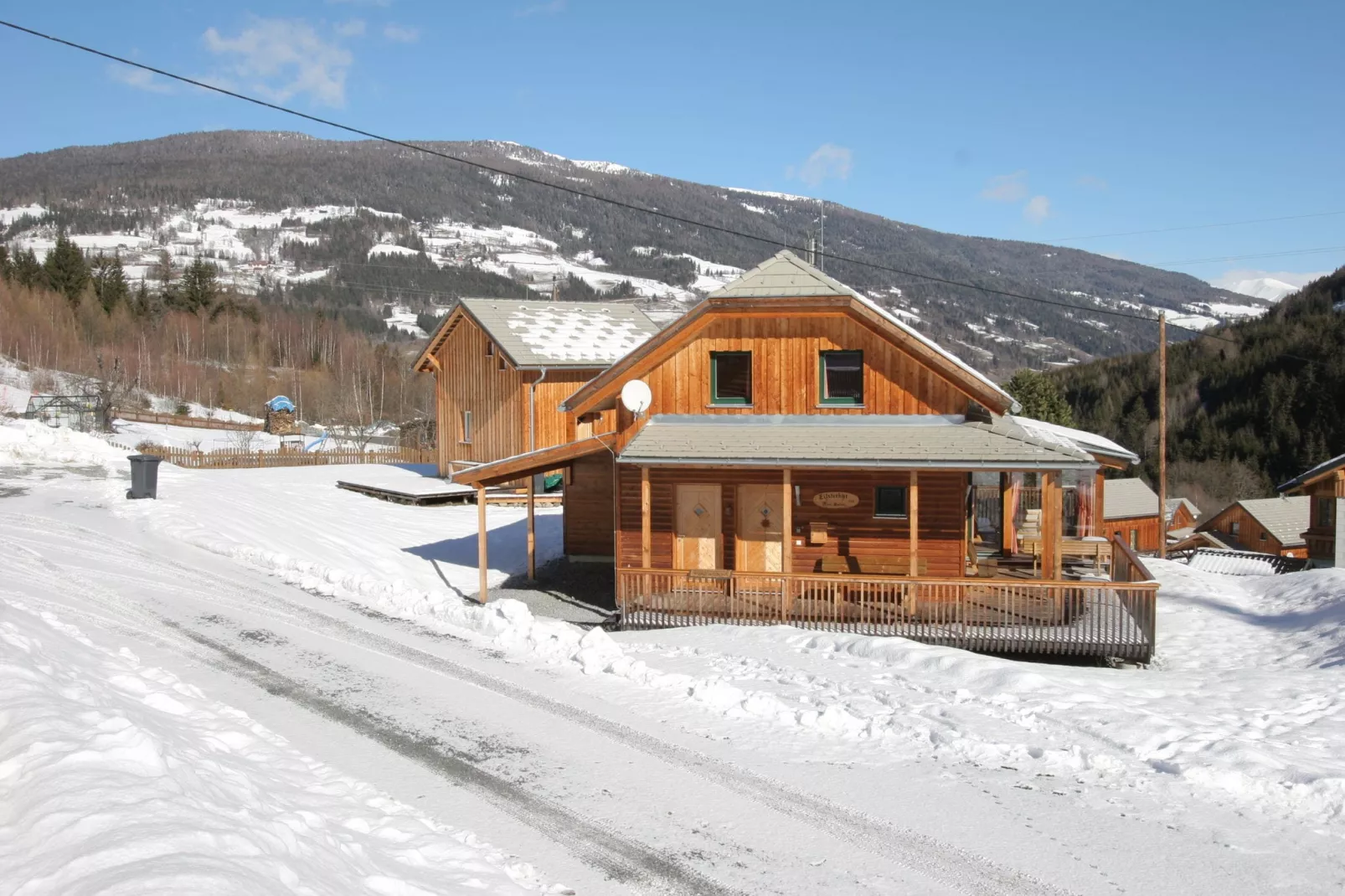 Chalet am Hallingerbach-Exterieur winter