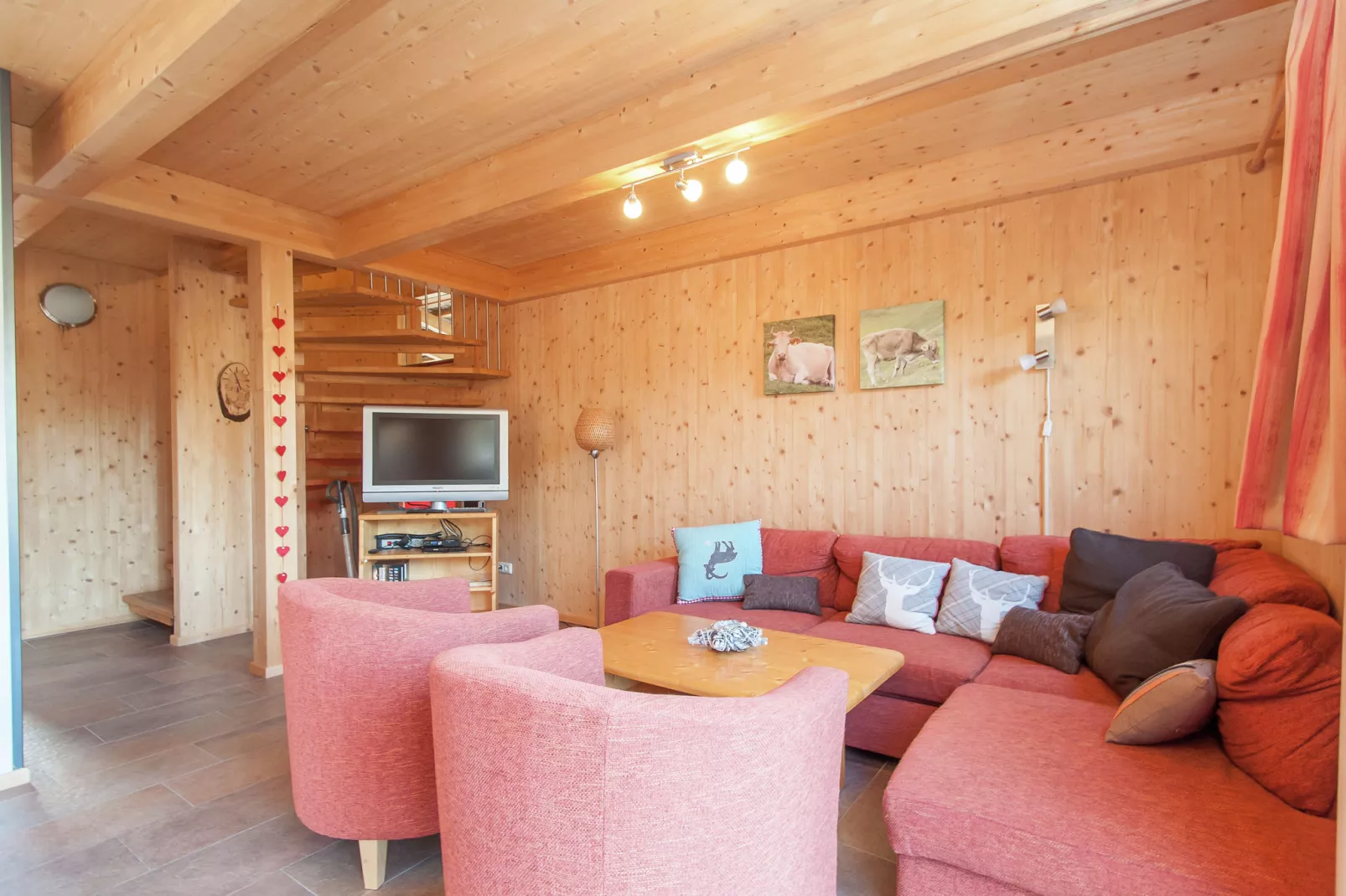 Chalet am Hallingerbach-Woonkamer