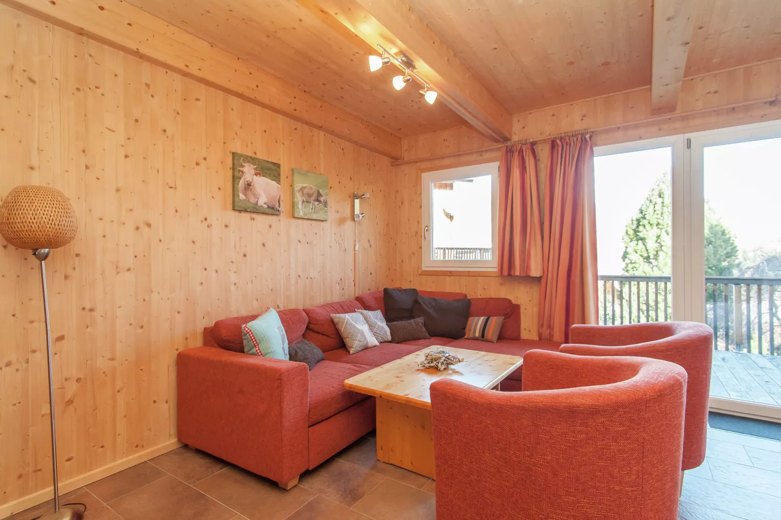 Chalet am Hallingerbach-Woonkamer