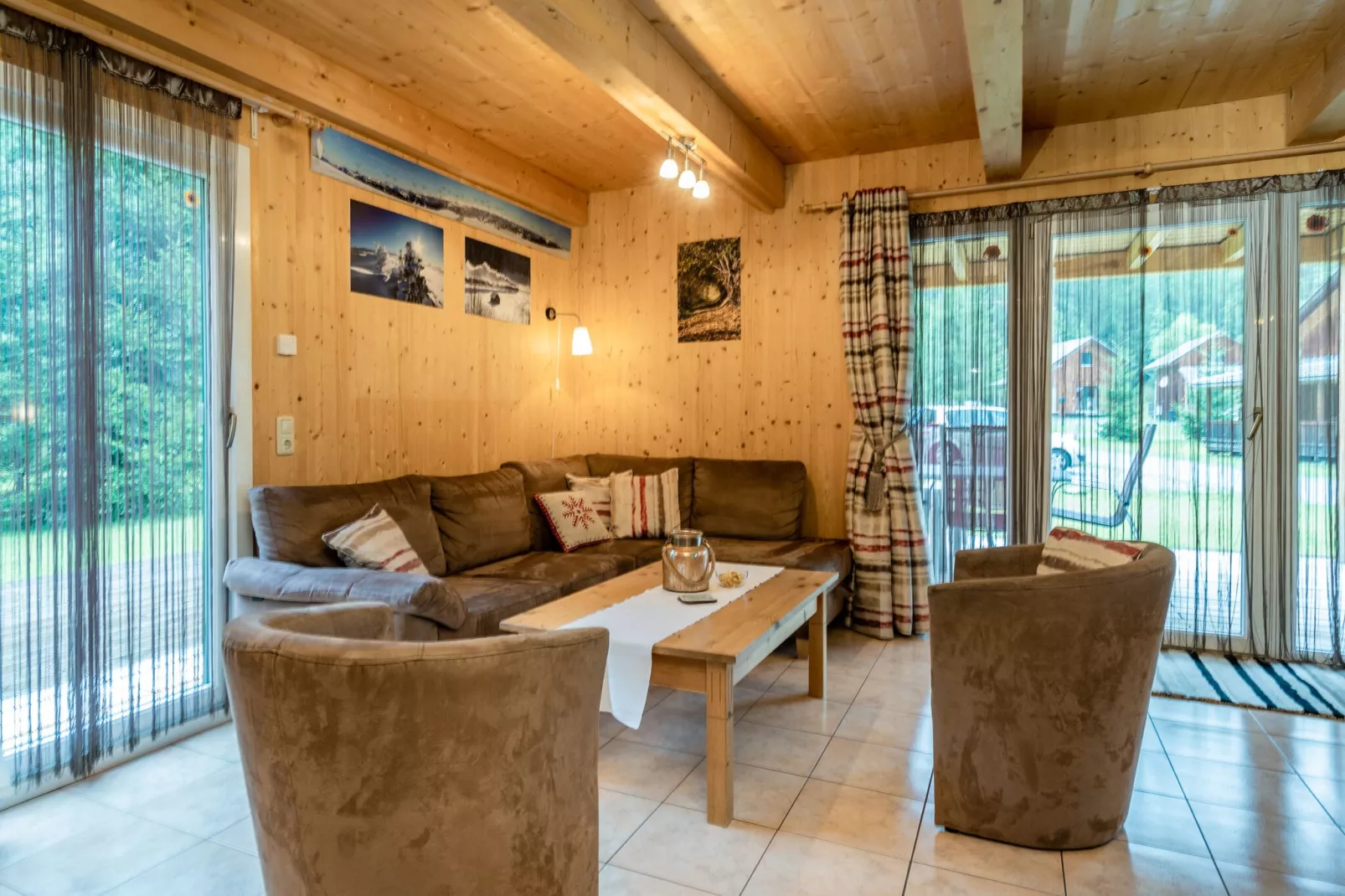 Chalet Stanley-Woonkamer