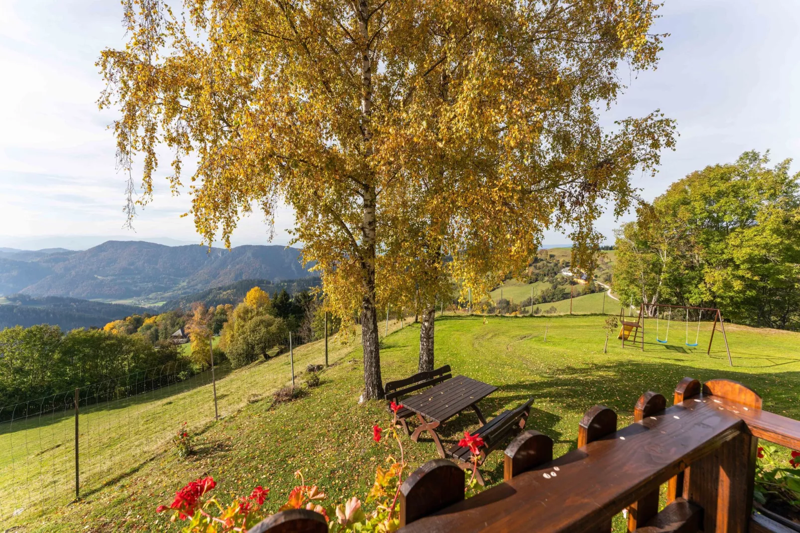 Traunig Hütte-Terrasbalkon