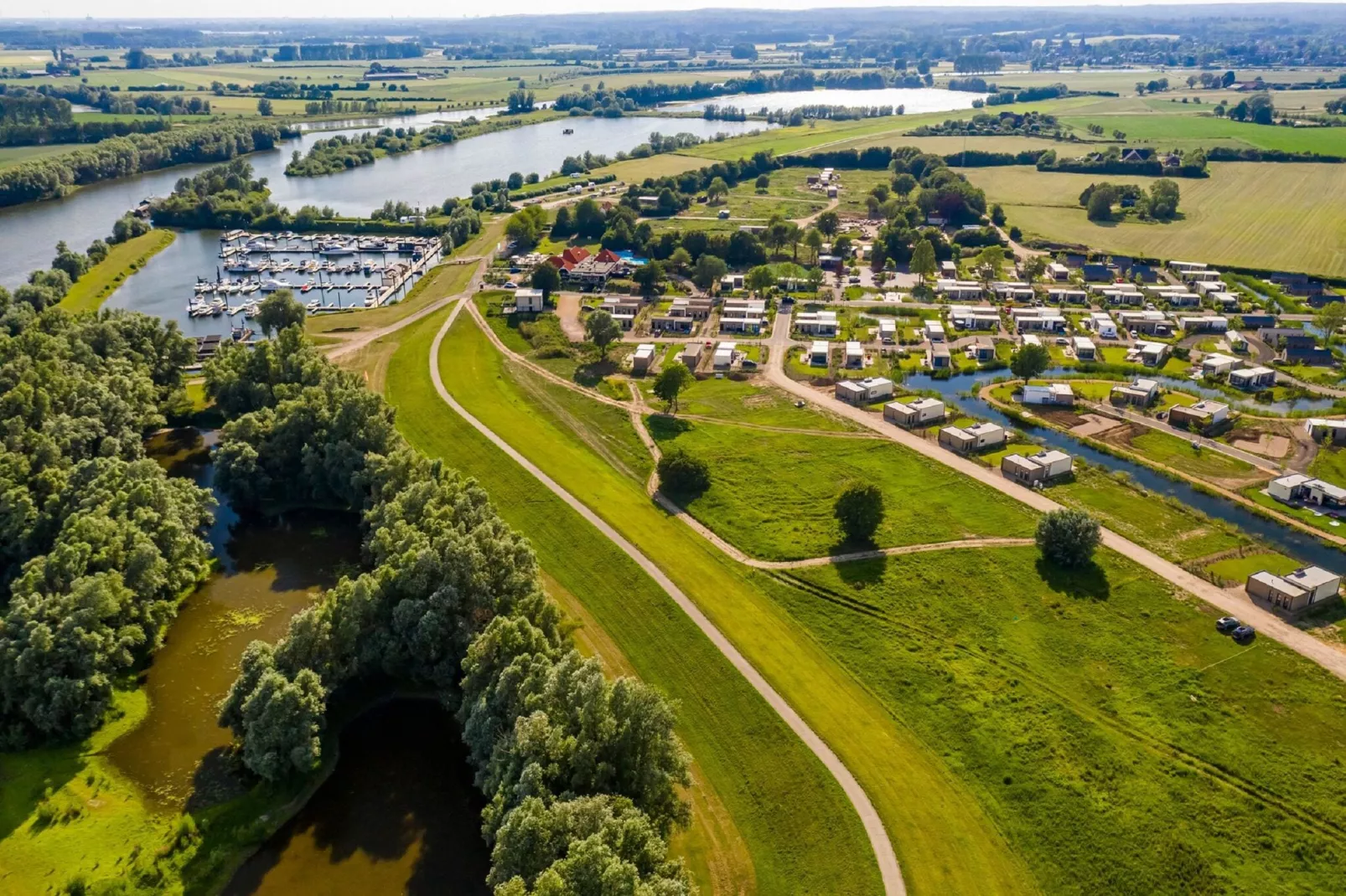 Marina Strandbad 4-Gebieden zomer 1km