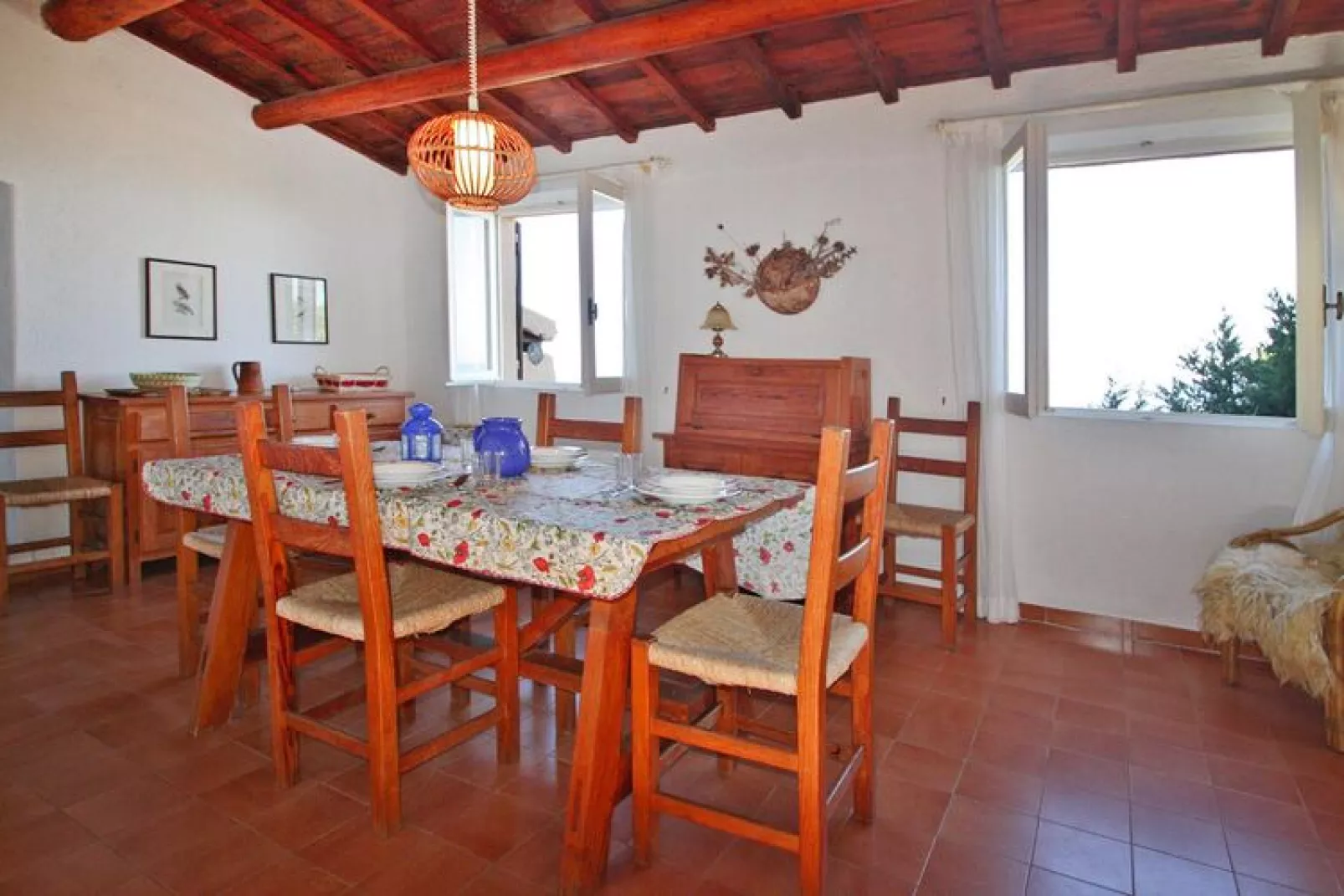 Holiday resort, Costa Paradiso-Villino quadrilocale-Woonkamer