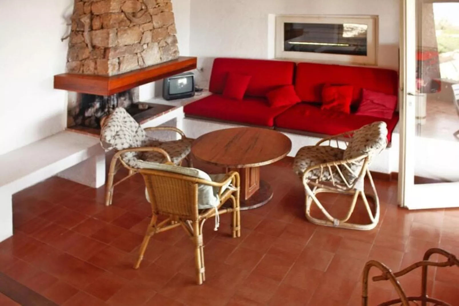 Holiday resort, Costa Paradiso-Villino quadrilocale-Woonkamer