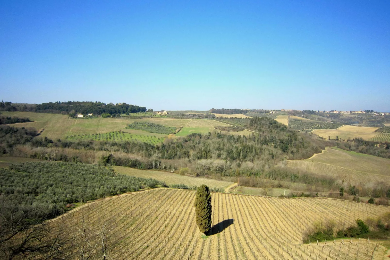 Camino Rosavolta-Gebieden zomer 1km