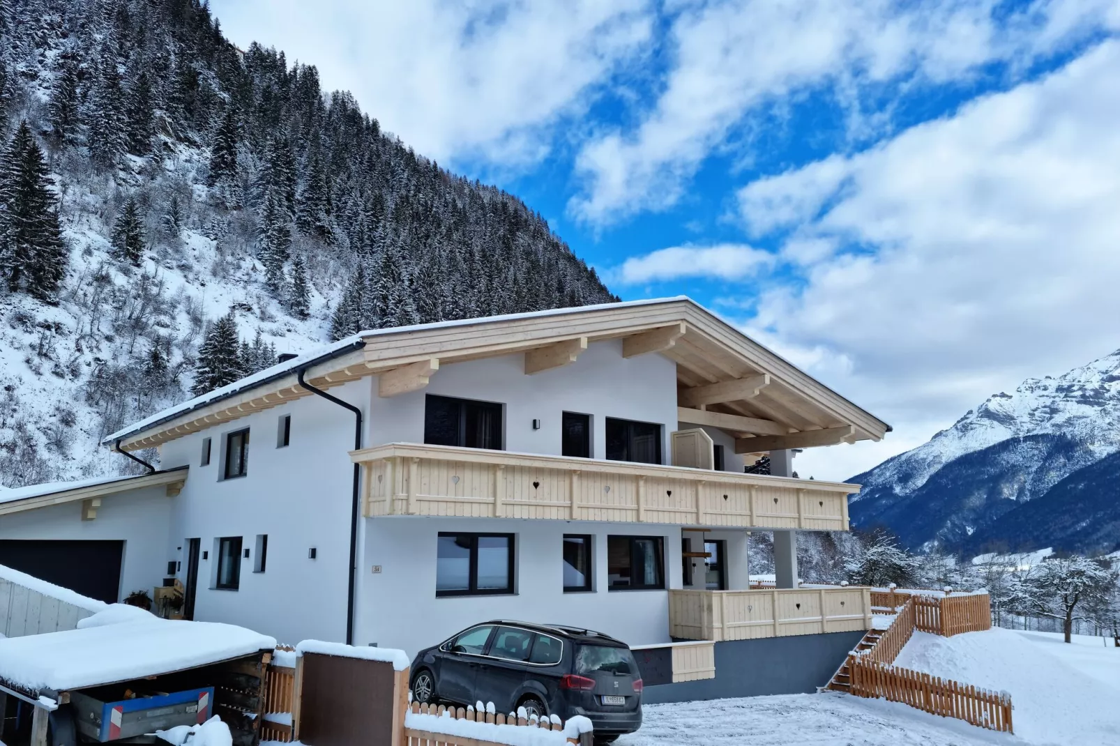 Haus Alpenpanorama-Exterieur winter