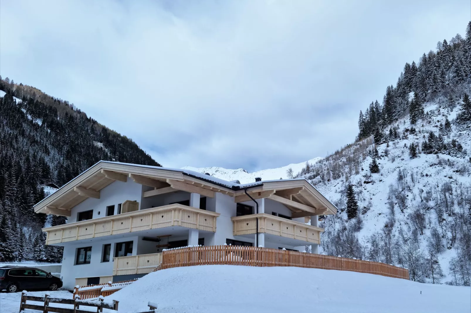 Haus Alpenpanorama-Exterieur winter