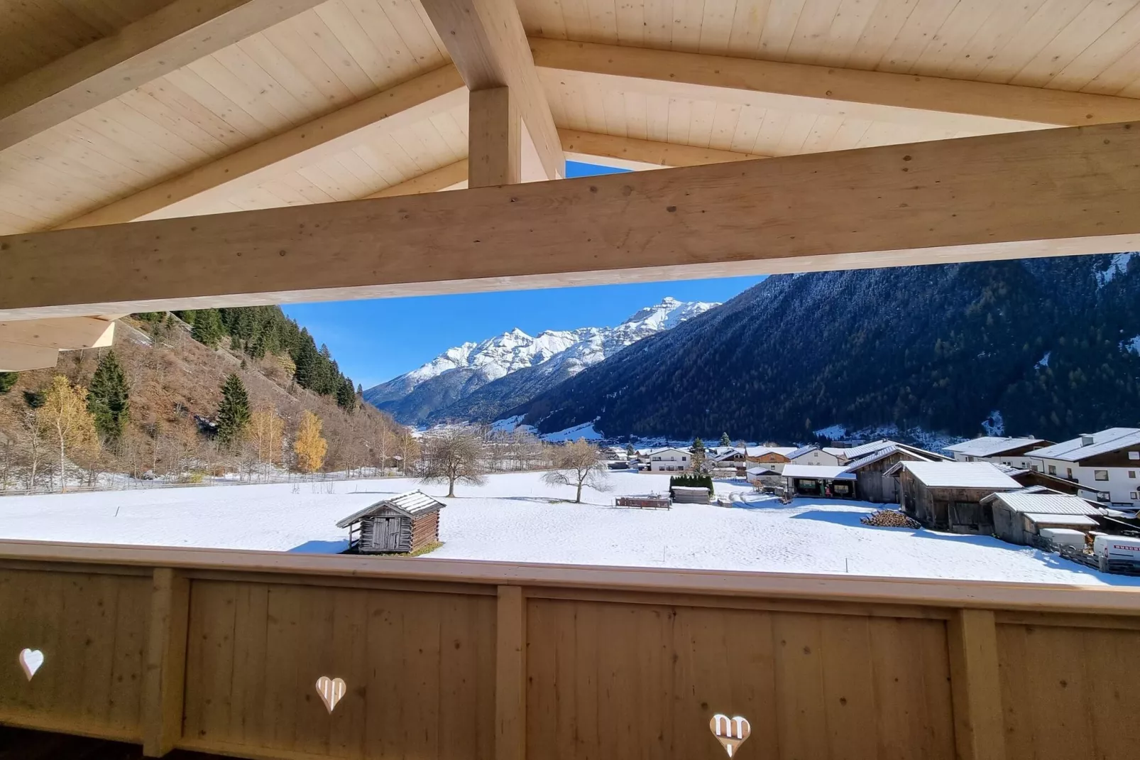 Haus Alpenpanorama-Uitzicht winter