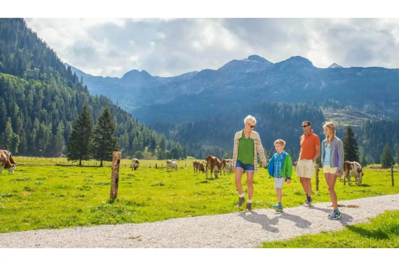 Hubergut - Ferienwohnung Josef-Gebieden zomer 5km