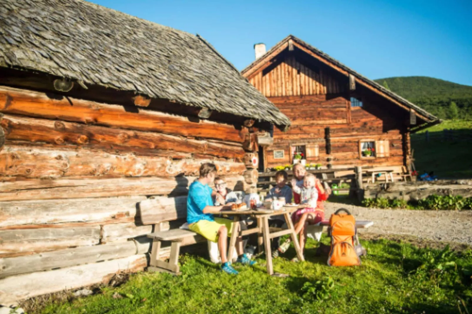 Hubergut - Ferienwohnung Josef-Gebieden zomer 5km