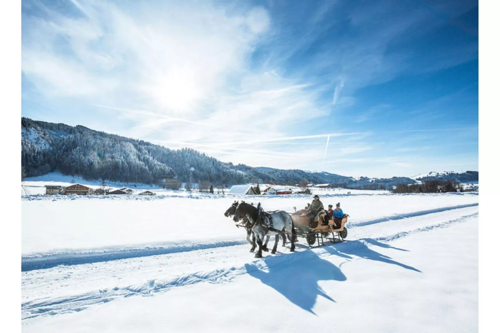 Hubergut - Ferienwohnung Bergblick 01-Gebied winter 1km