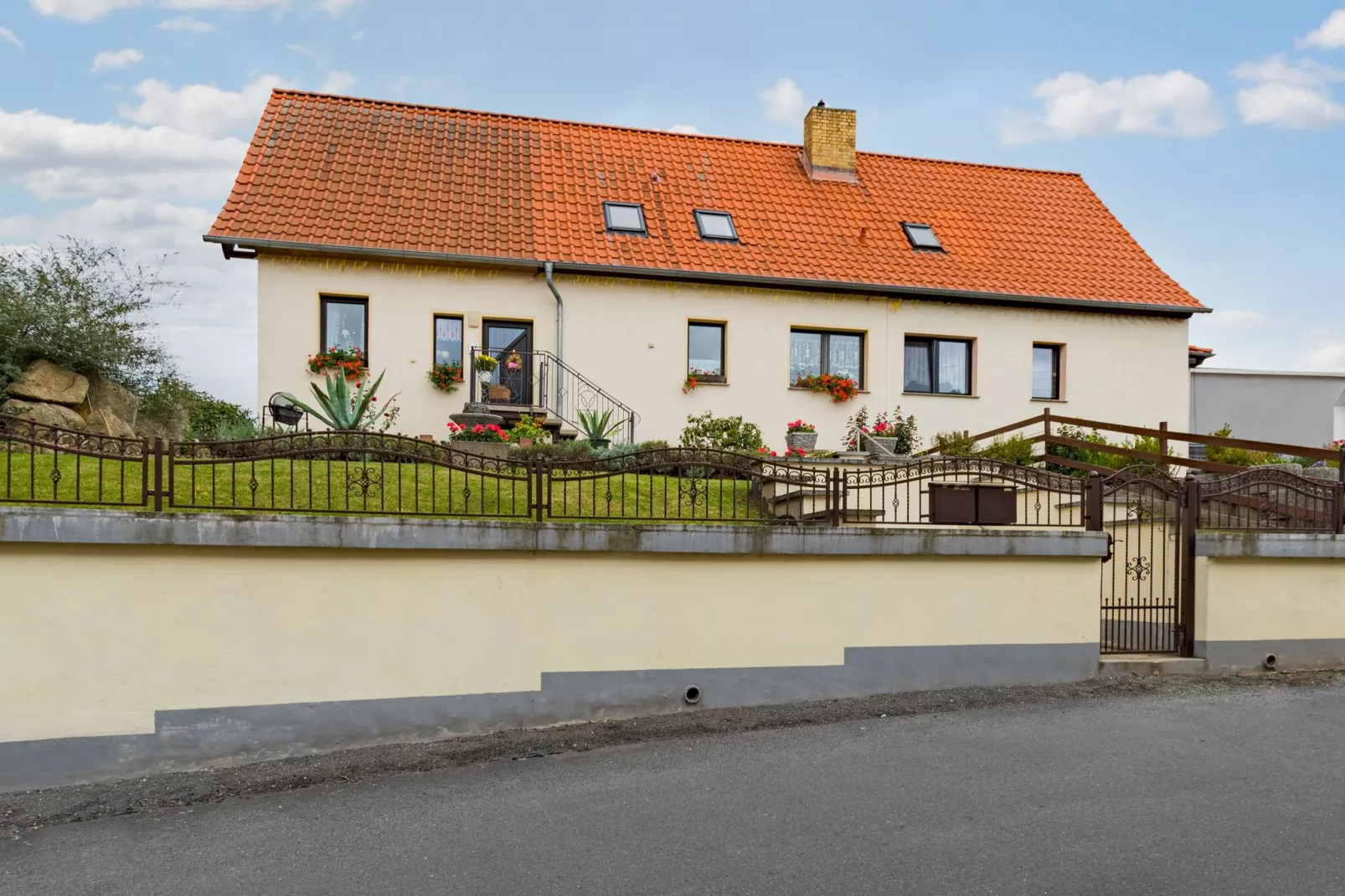 Ferienwohnung Jagdglück-Buitenkant zomer