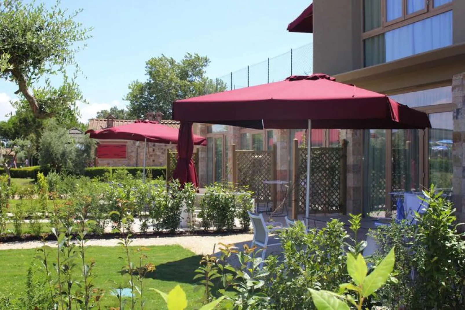 Ferienanlage Antico Podere San Francesco Vada - Mono p terra o 1 piano-terrazza o balcone-Tuinen zomer