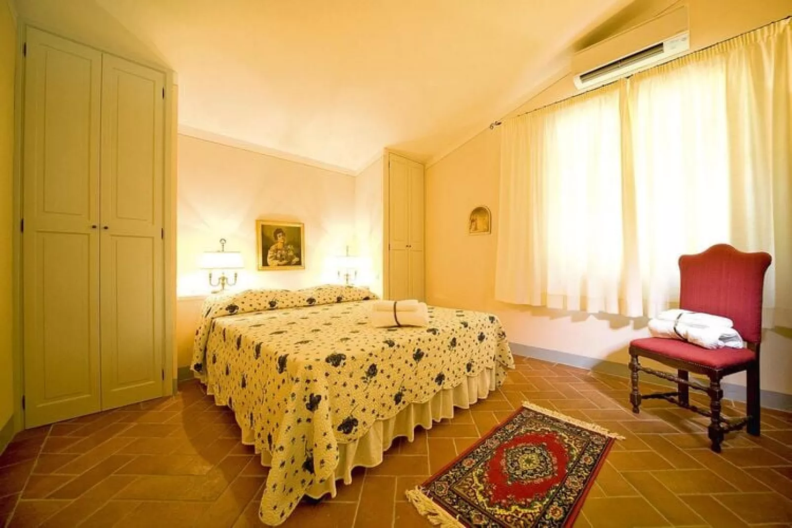 Ferienanlage Borgo della Meliana Gambassi Terme Typ Villa S Adele-Slaapkamer