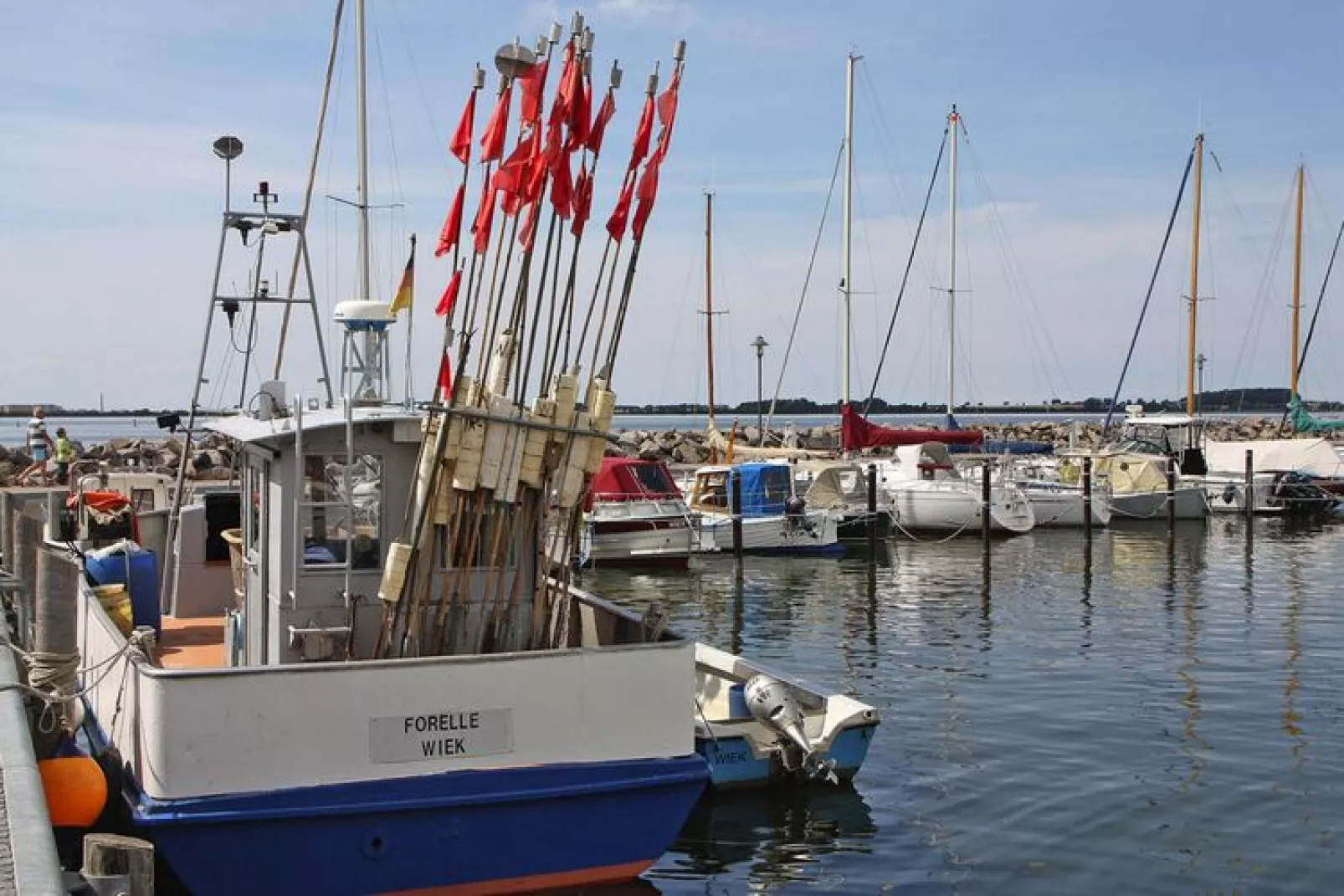 Ferienwohnung Großer Seestern Wiek-Wohnung 4-Gebieden zomer 5km