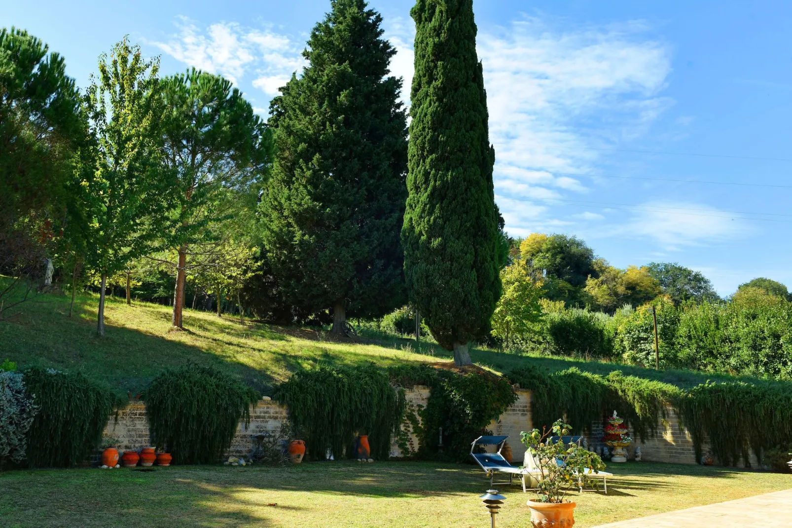 Villa Poggio San Giacomo-Tuinen zomer