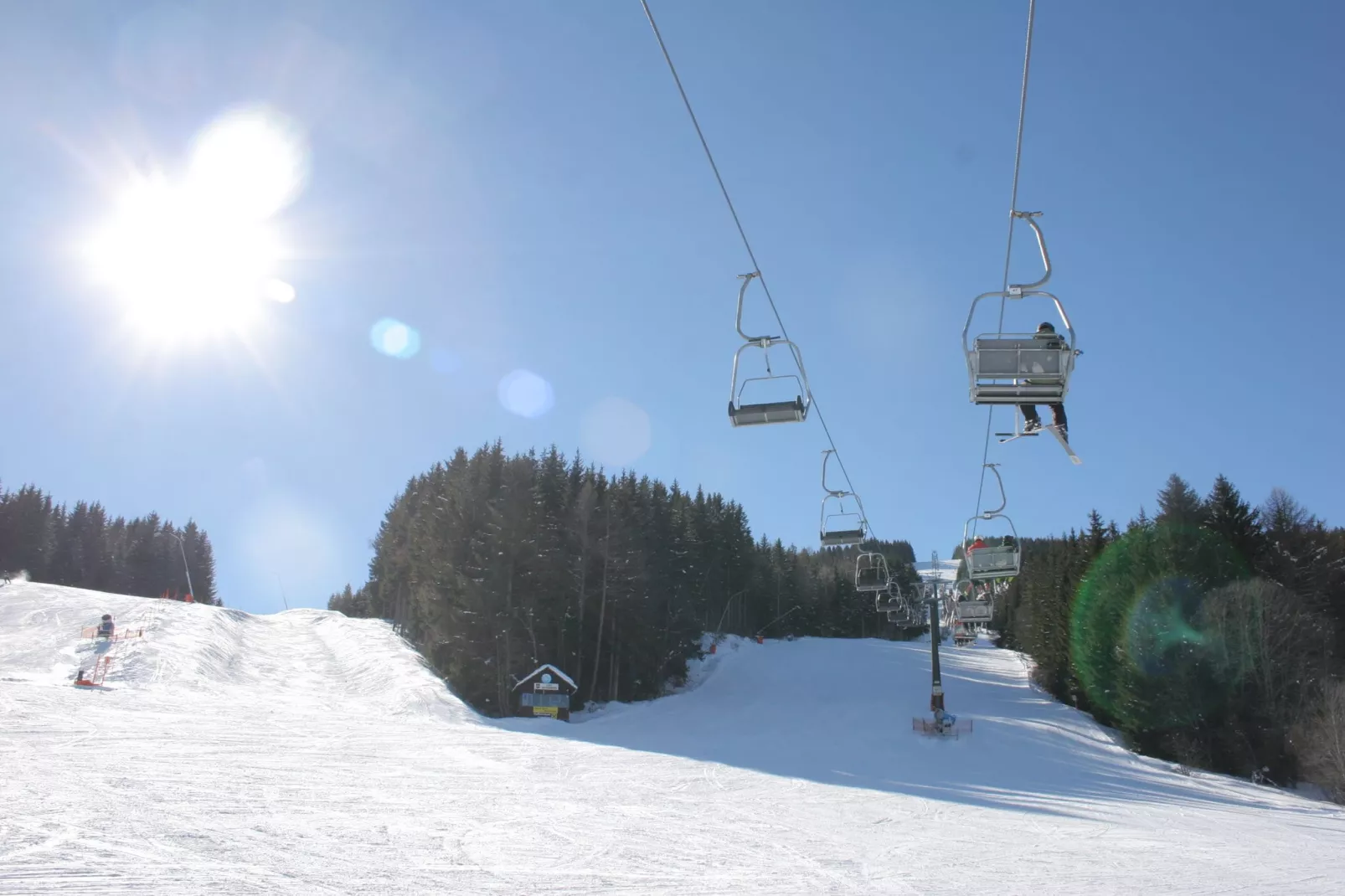 Chalet Hutberg-Gebied winter 1km