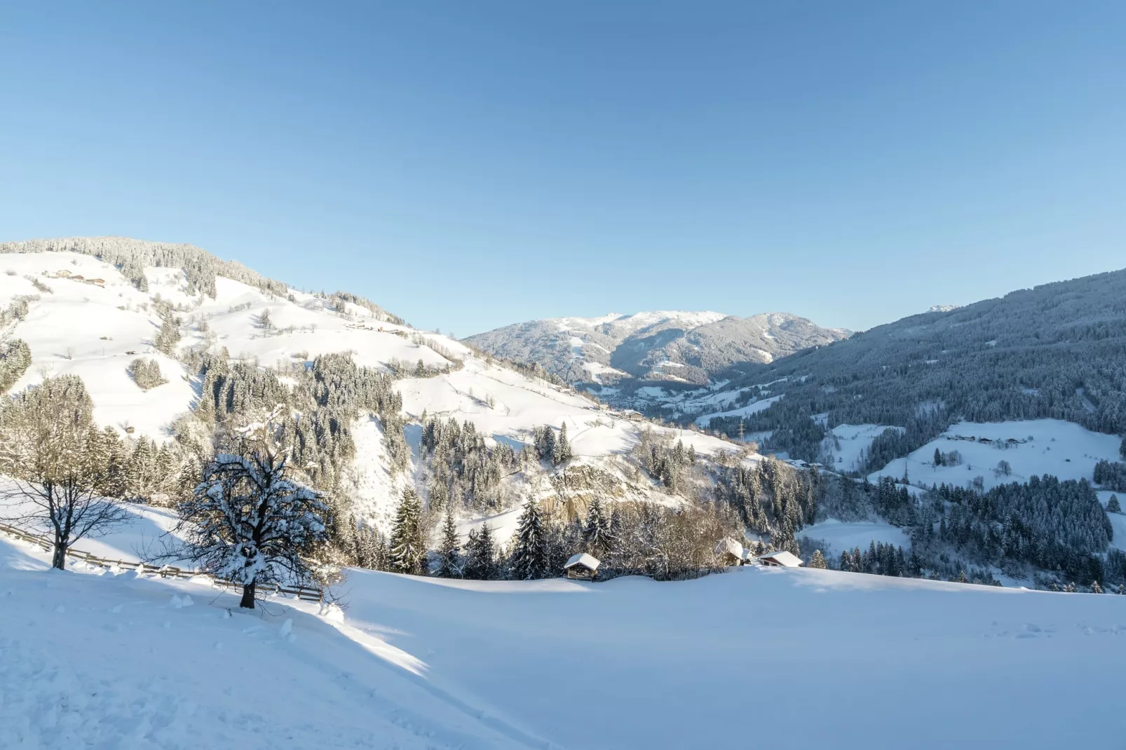 Durchholzhof-Uitzicht winter