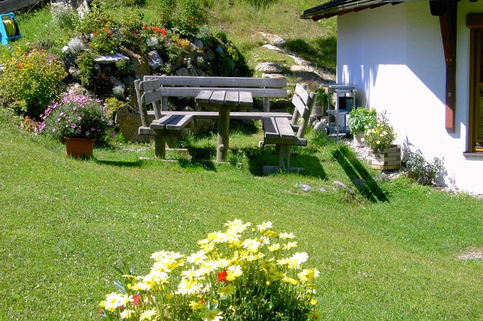 Appartement Nassfeld-Tuinen zomer