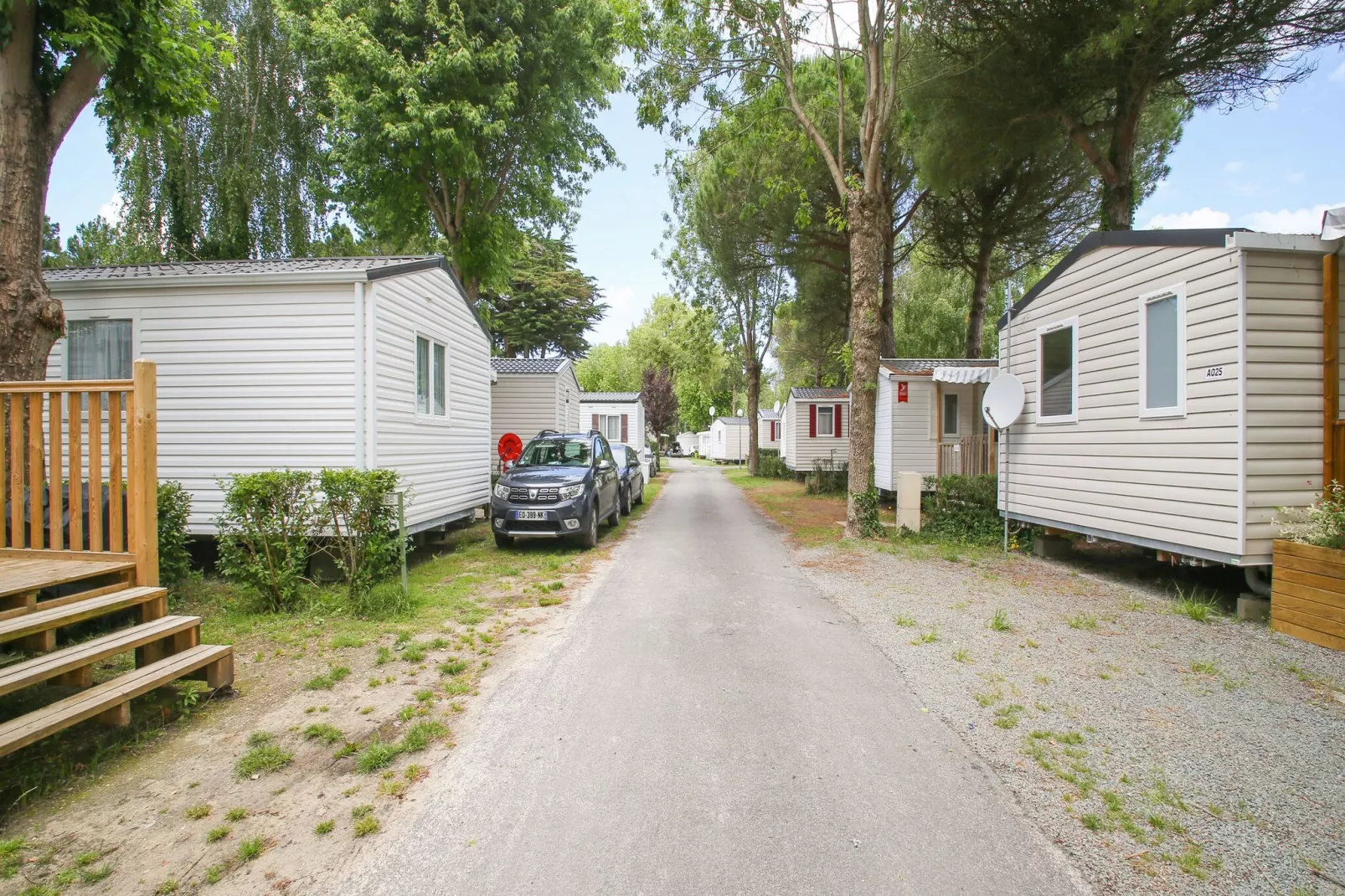 Mobil-home 6 pax-Uitzicht zomer