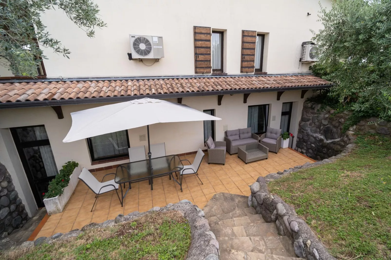 Residence Primera Moniga del Garda 3-Raum/B3-3-Raum/B3-Tuinen zomer