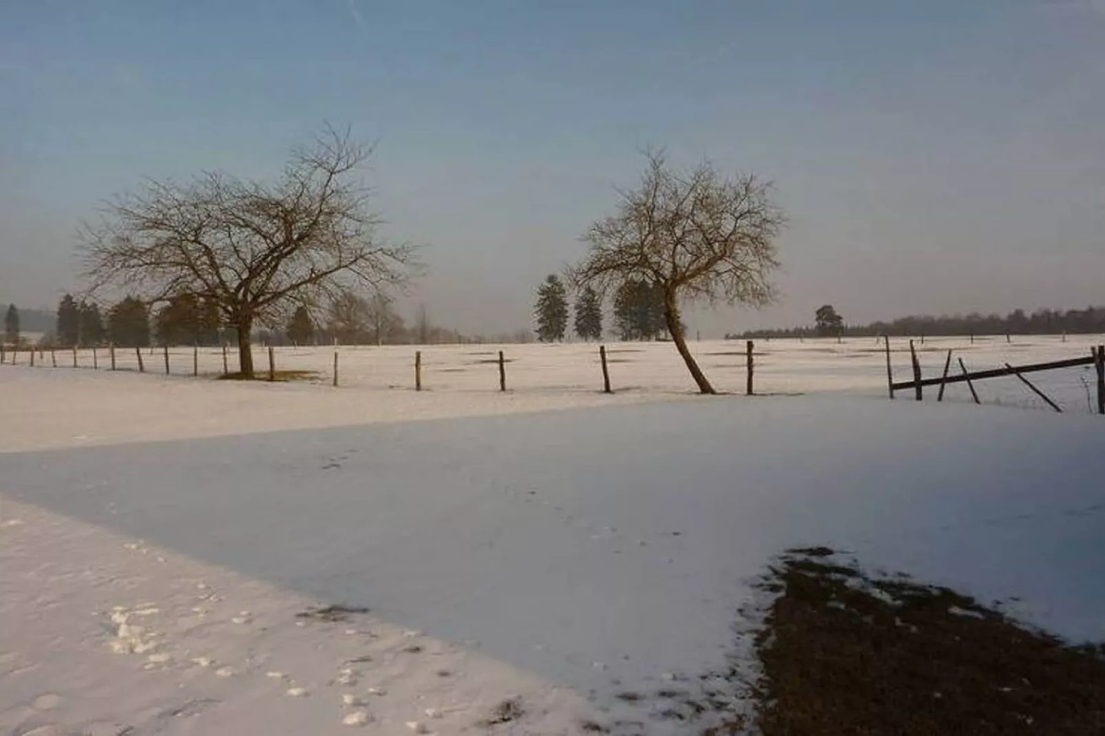 Les Pâturages 2-Gebied winter 1km