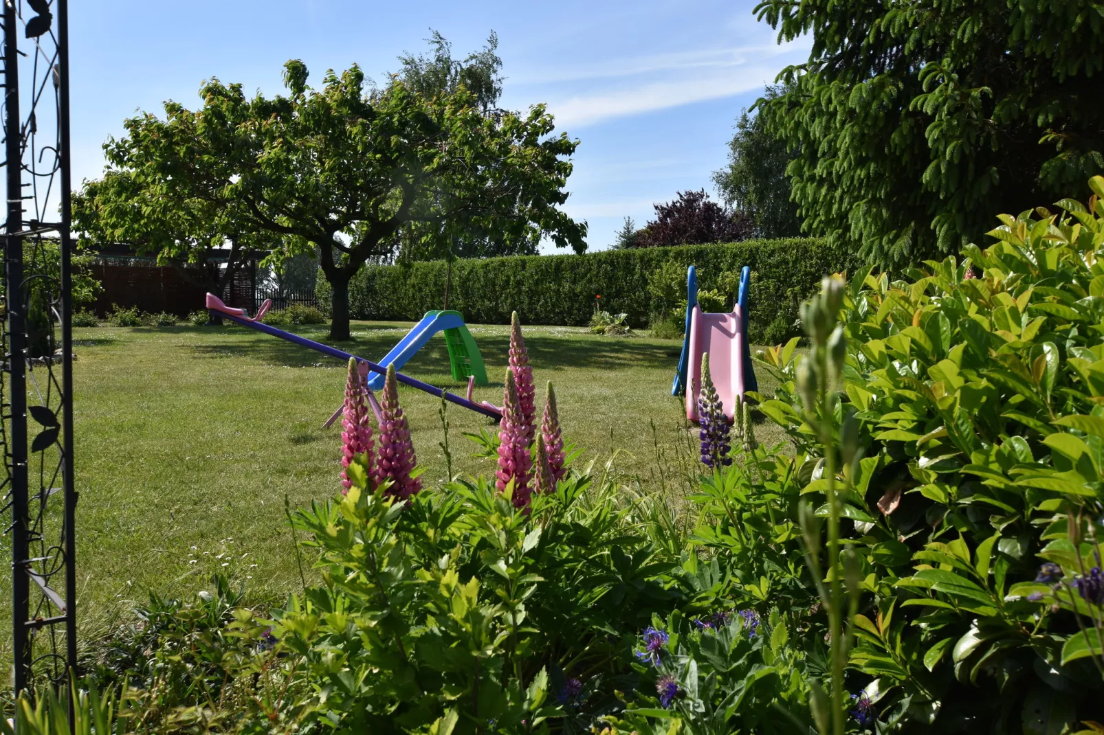 Kinderparadies nahe Insel Poel-Terrasbalkon