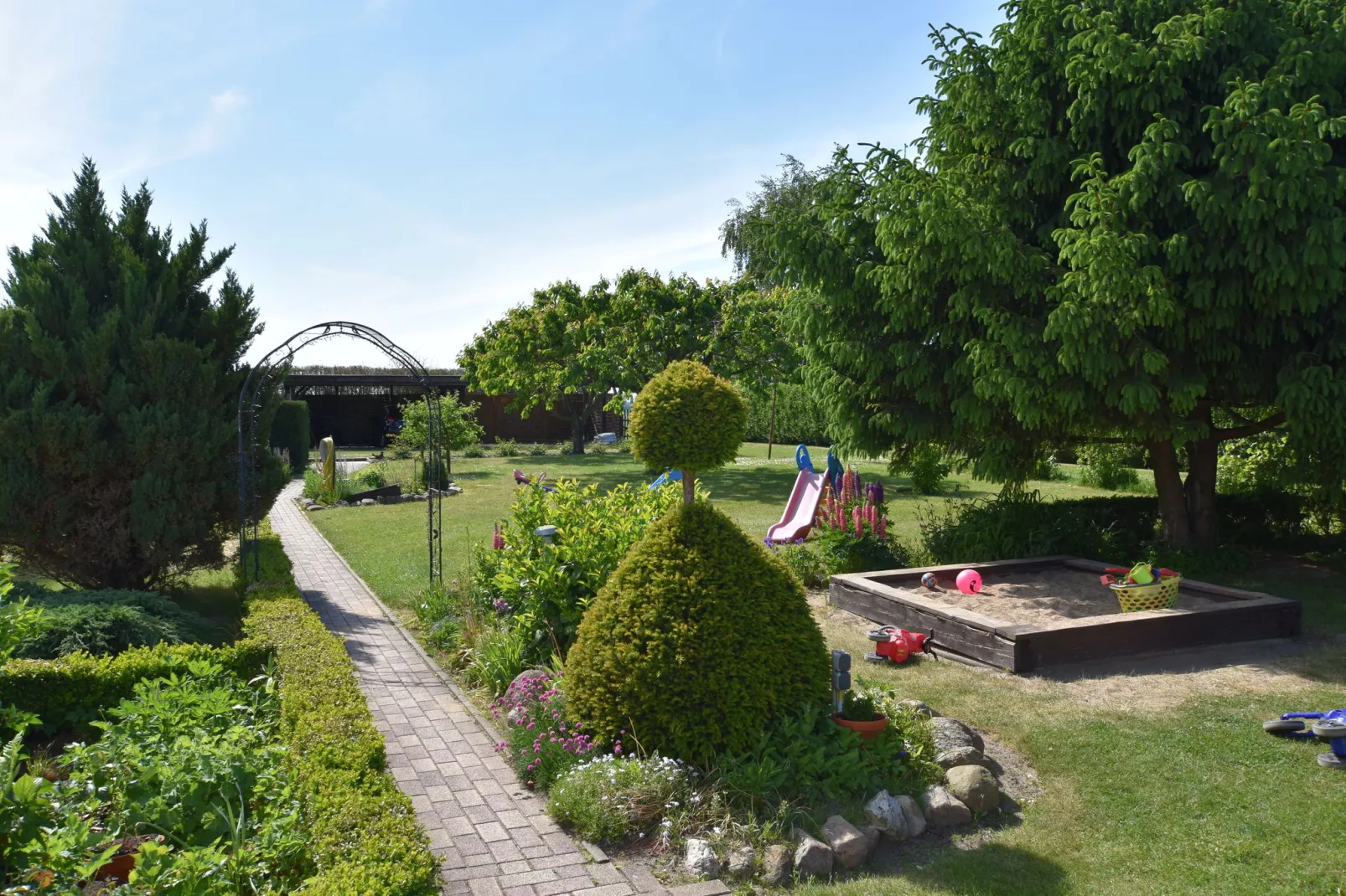 Kinderparadies nahe Insel Poel-Tuinen zomer