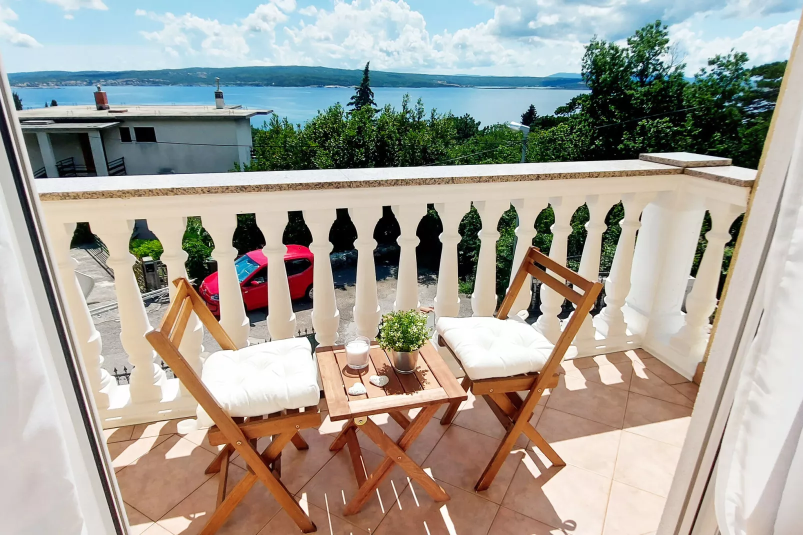 Blue Paradise Villa-Terrasbalkon