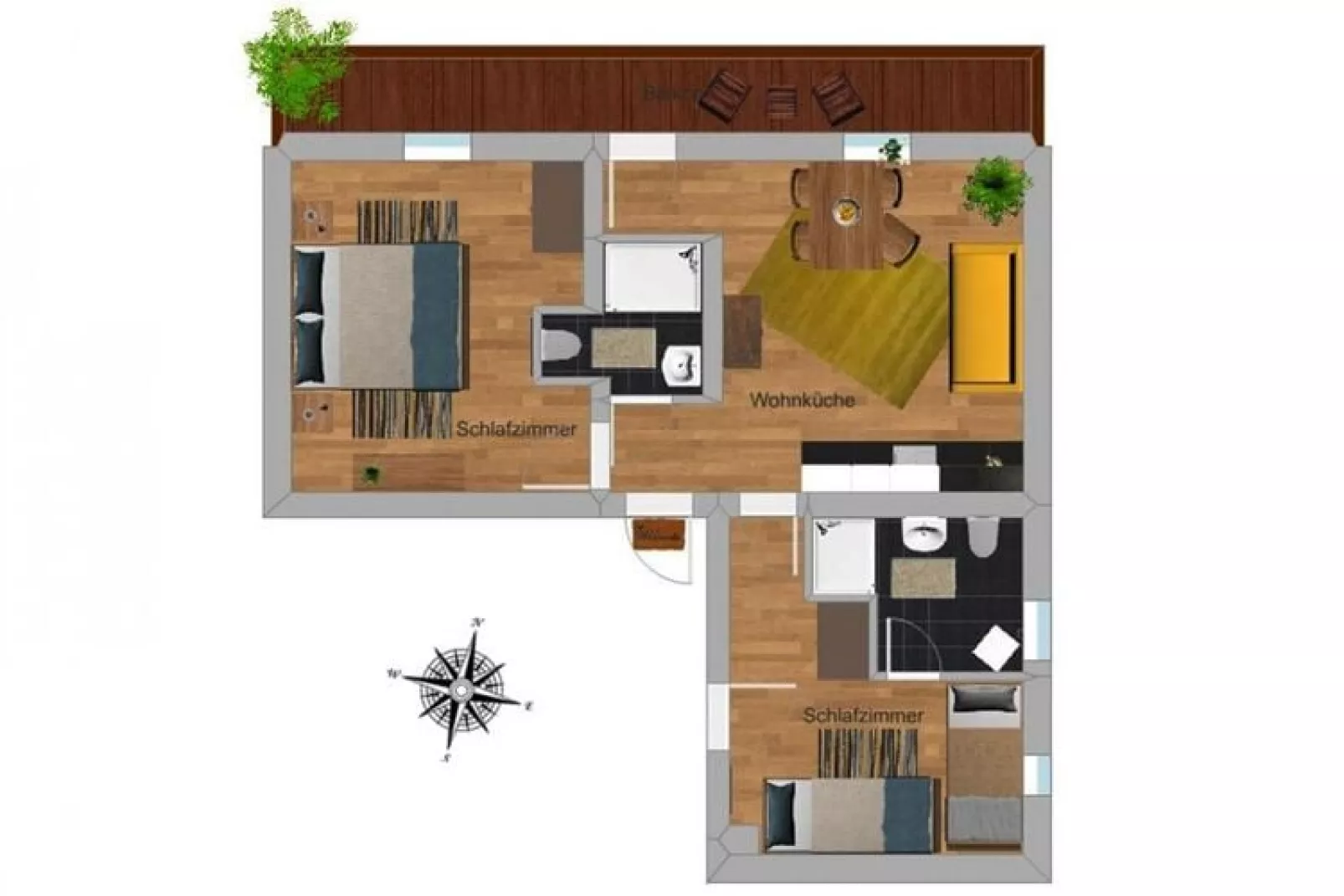 Breitner Handlalmblick-Plattegrond