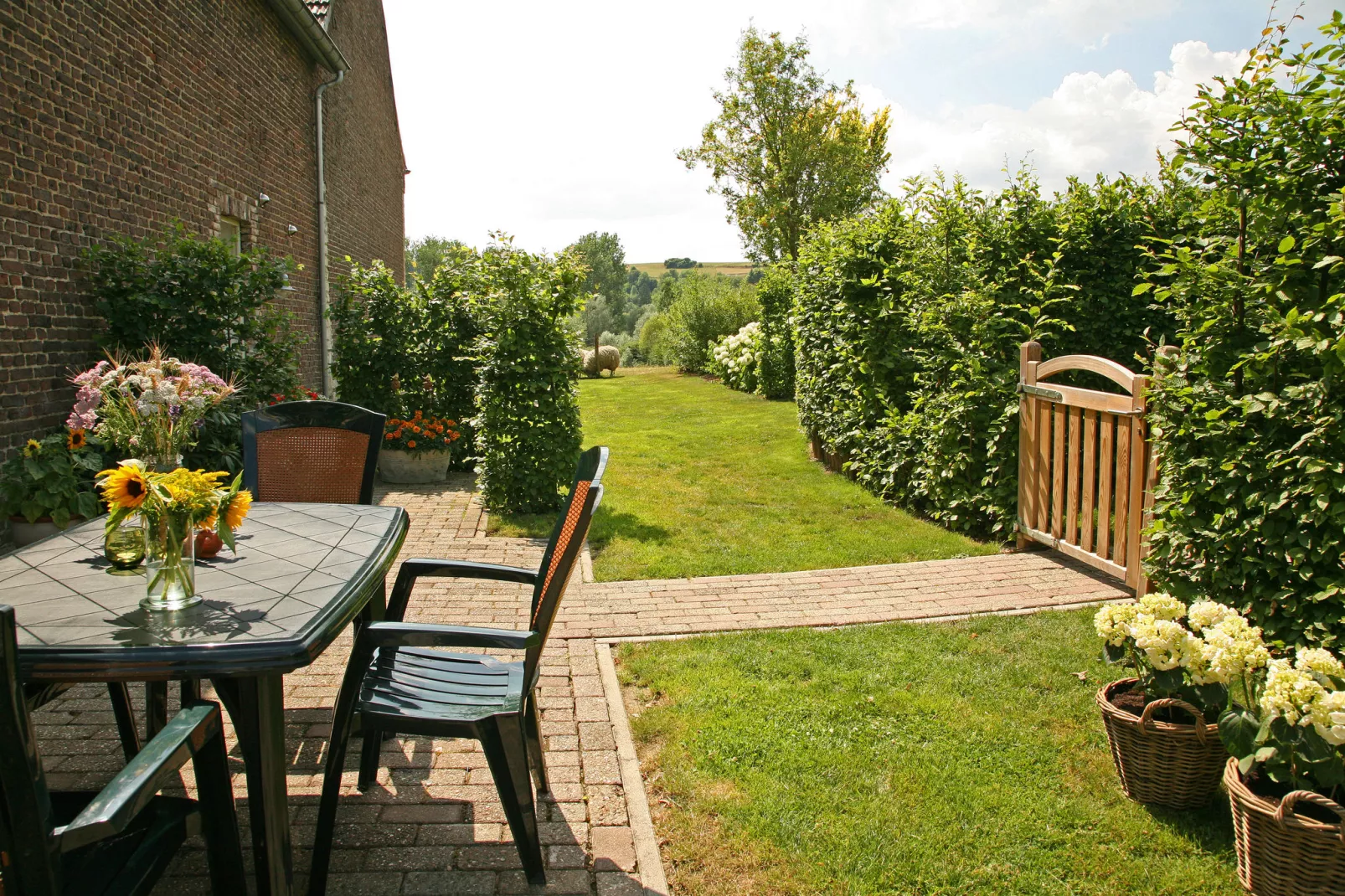 Hoeve in gunne winkel 2-Tuinen zomer