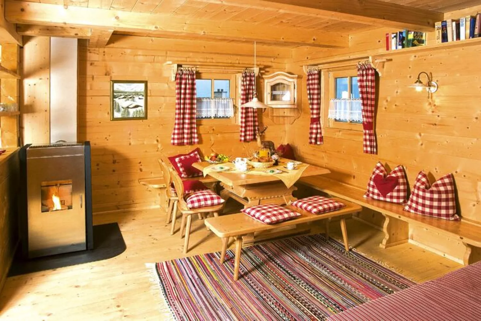 Naturdorf Oberkühnreit - Naturdorf Chalet - 8 Personen-Woonkamer