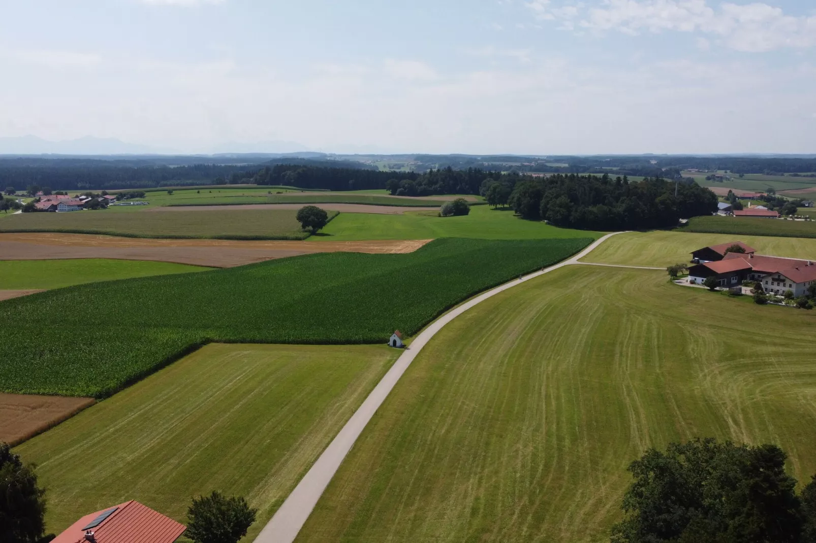 Almhütte-Uitzicht zomer