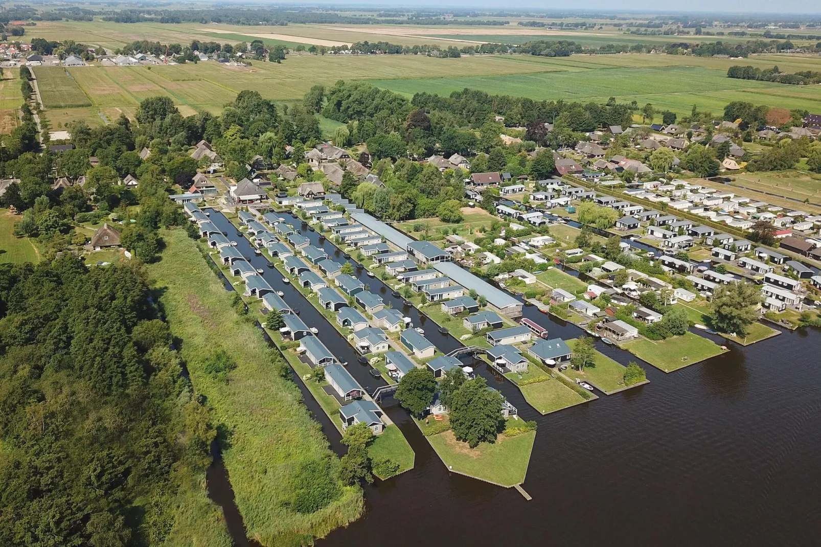 Vakantiepark Giethoorn 9-Gebieden zomer 1km