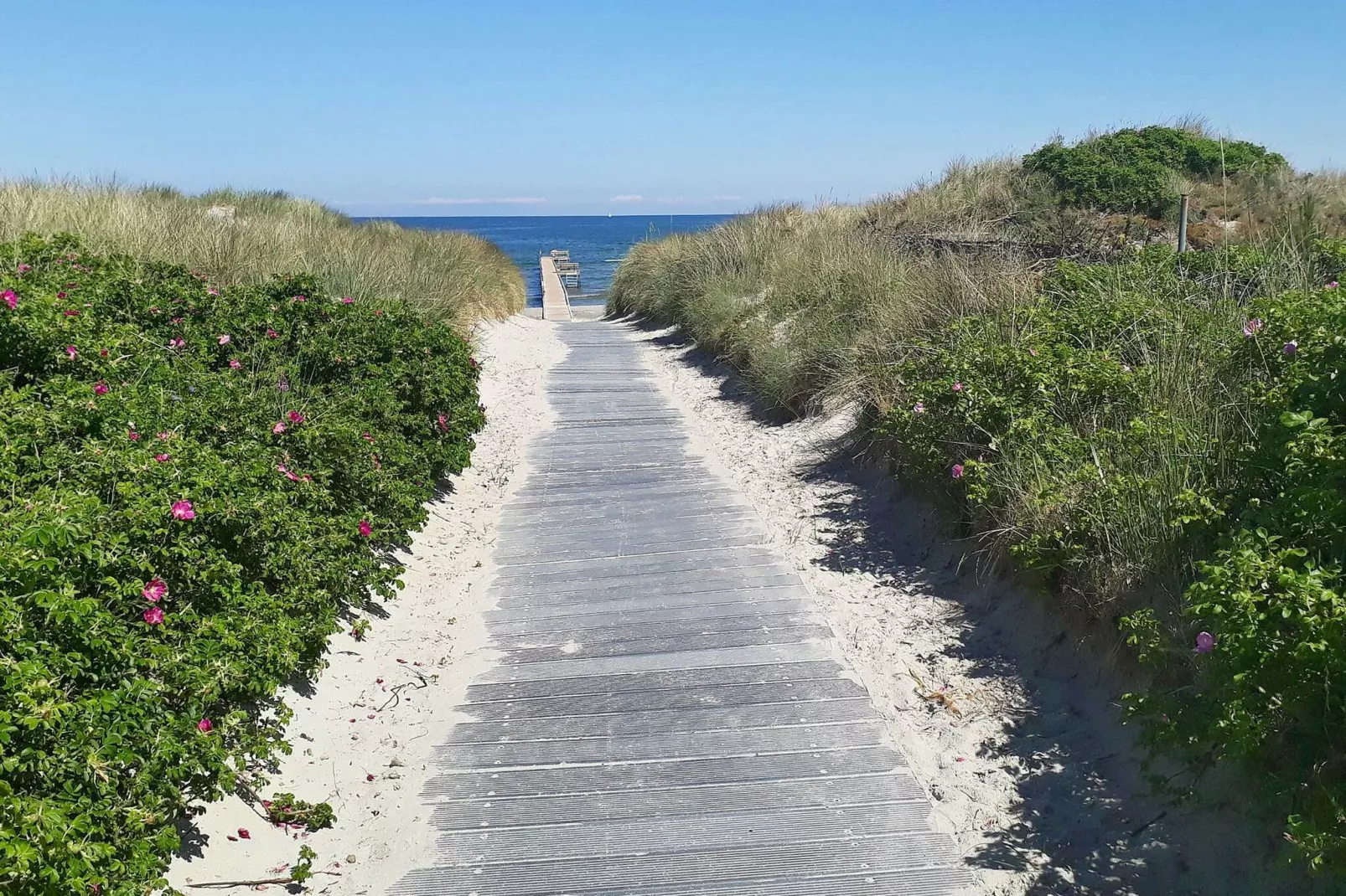 Vrijstaand vakantiehuis in Jerup vlak bij het strand-Uitzicht