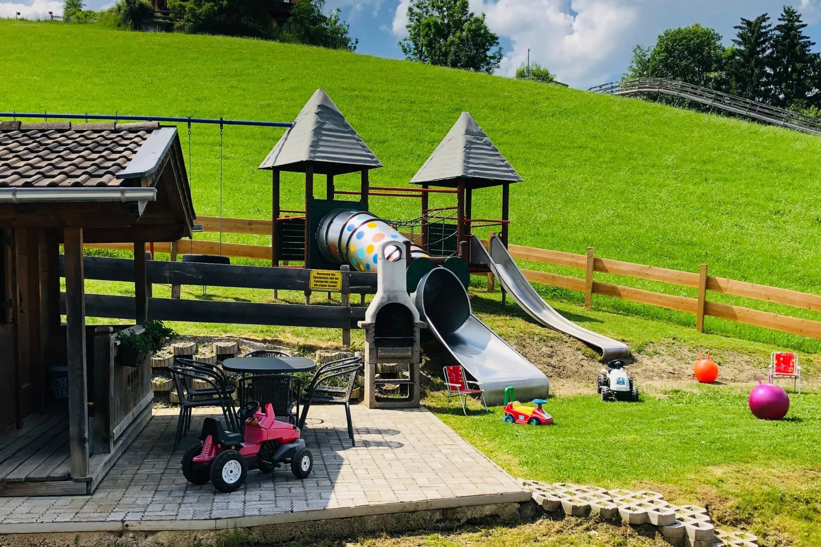 Landhaus Oberaigen-Tuinen zomer