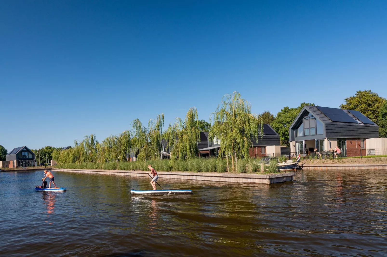 Watervilla Fjirtjin-Gebieden zomer 1km