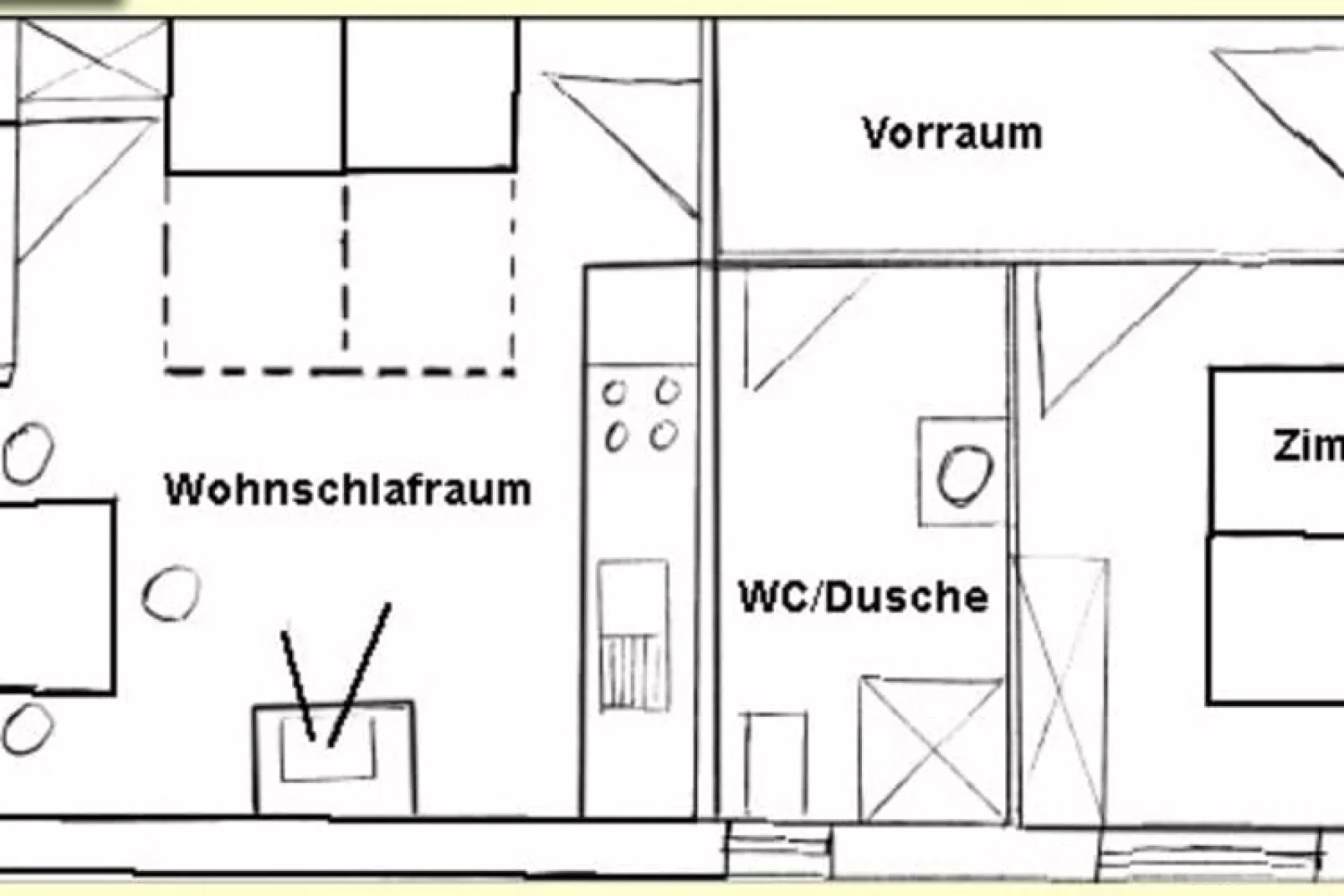 Apart Lastretta-Plattegrond