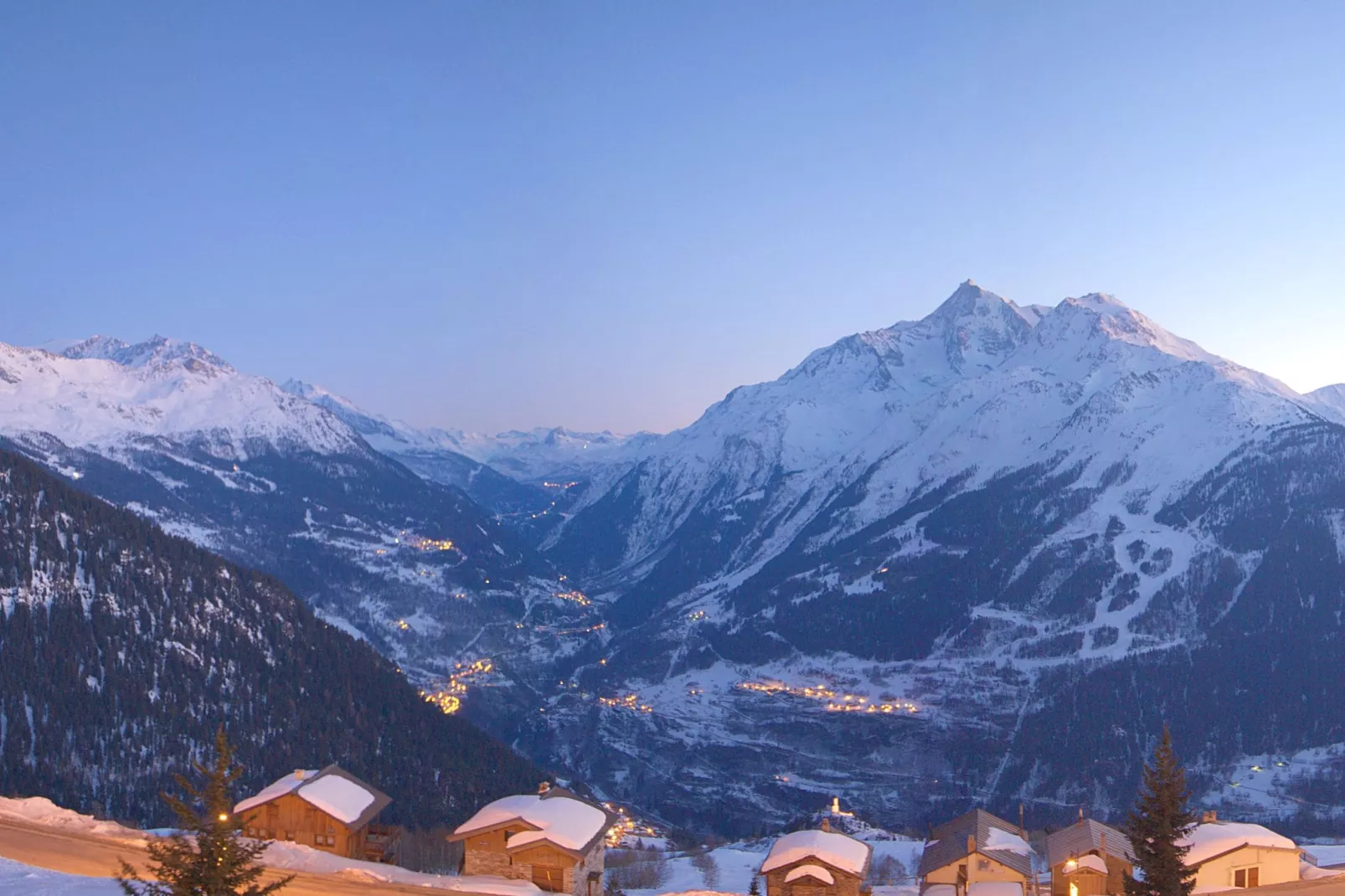 Les Balcons de La Rosière 2-Gebied winter 1km