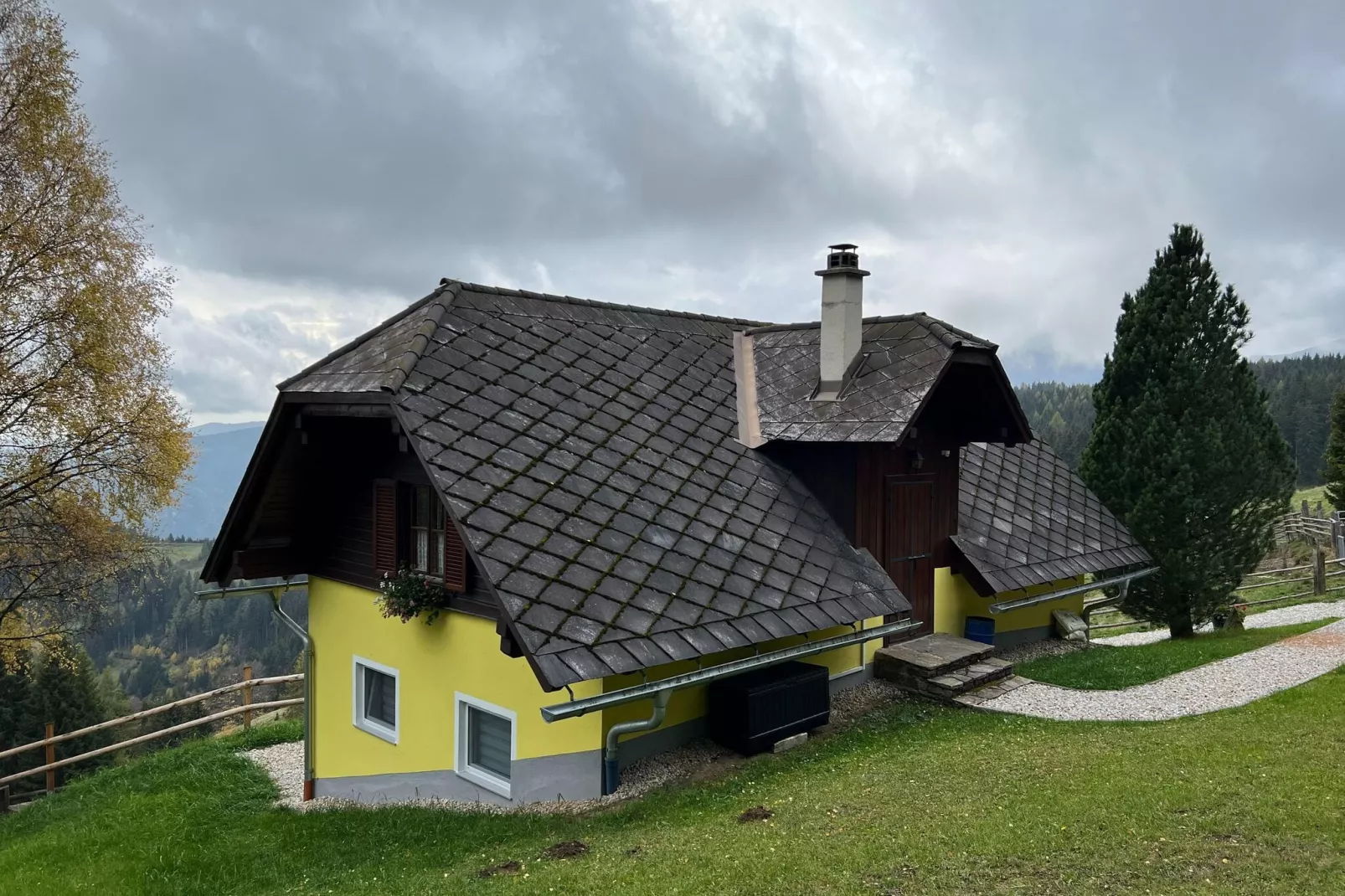 Graslerhütte-Uitzicht winter