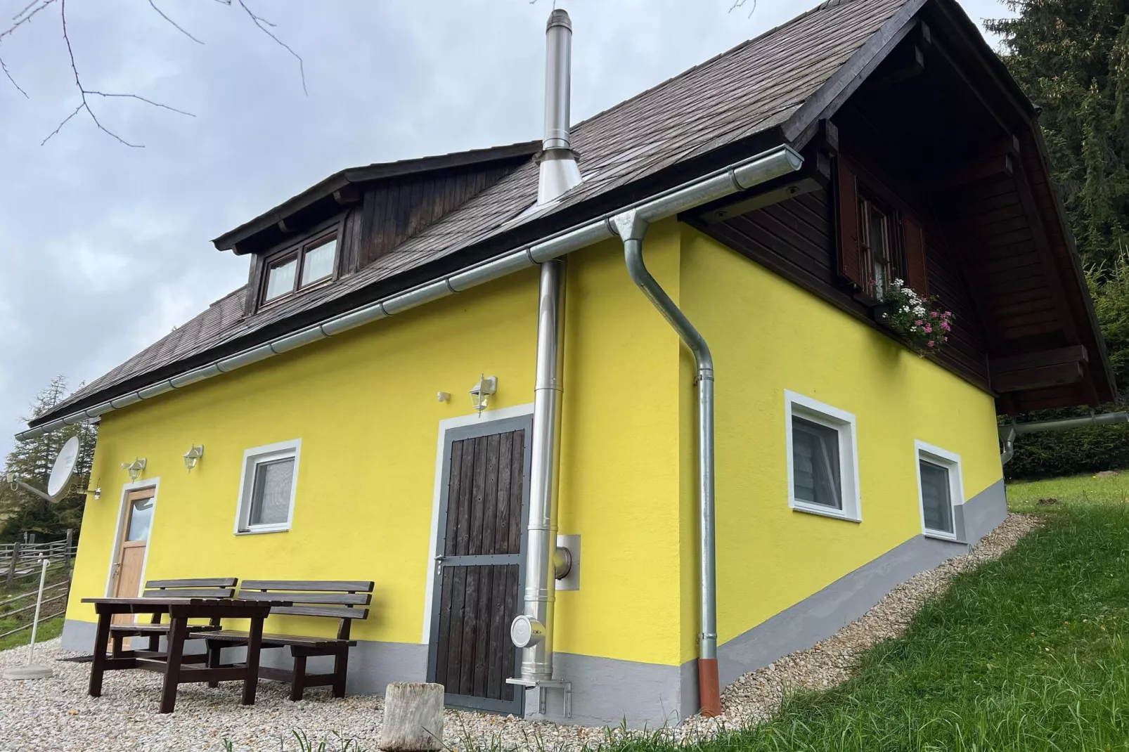 Graslerhütte-Uitzicht zomer